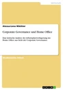 Titel: Corporate Governance und Home Office