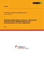 Título: Regulating Digital Markets in Europe. A Comparative Assessment of the Digital Markets Act and Recommendations for Future Adjustments