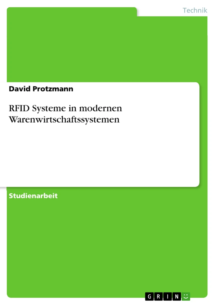 Titre: RFID Systeme in modernen Warenwirtschaftssystemen