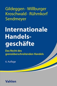 Titel: Internationale Handelsgeschäfte