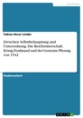 Title: Zwischen Selbstbehauptung und Unterordnung. Die Reichsritterschaft, König Ferdinand und der Gemeine Pfennig von 1542