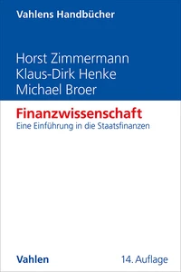 Titel: Finanzwissenschaft