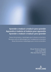 Title: Aprender a traducir y traducir para aprender / Apprendre à traduire et traduire pour apprendre / Aprender a traduzir e traduzir para aprender