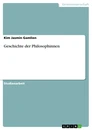 Titre: Geschichte der Philosophinnen