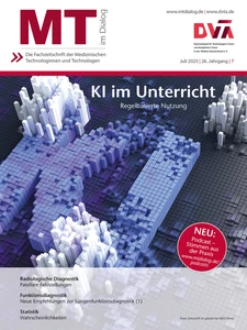 Titel: MT im Dialog. Die Fachzeitschrift der Medizinischen Technologinnen und Technologen 7/2025