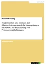 Title: Möglichkeiten und Grenzen der Bilanzverkürzung durch die Neuregelungen im BilMoG zur Bilanzierung von Pensionsverpflichtungen