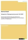 Título: Integrierte Managementsysteme für KMU