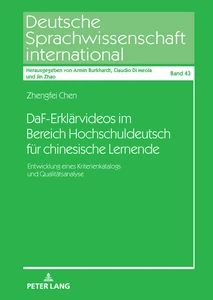Title: DaF-Erklärvideos im Bereich Hochschuldeutsch für chinesische Lernende