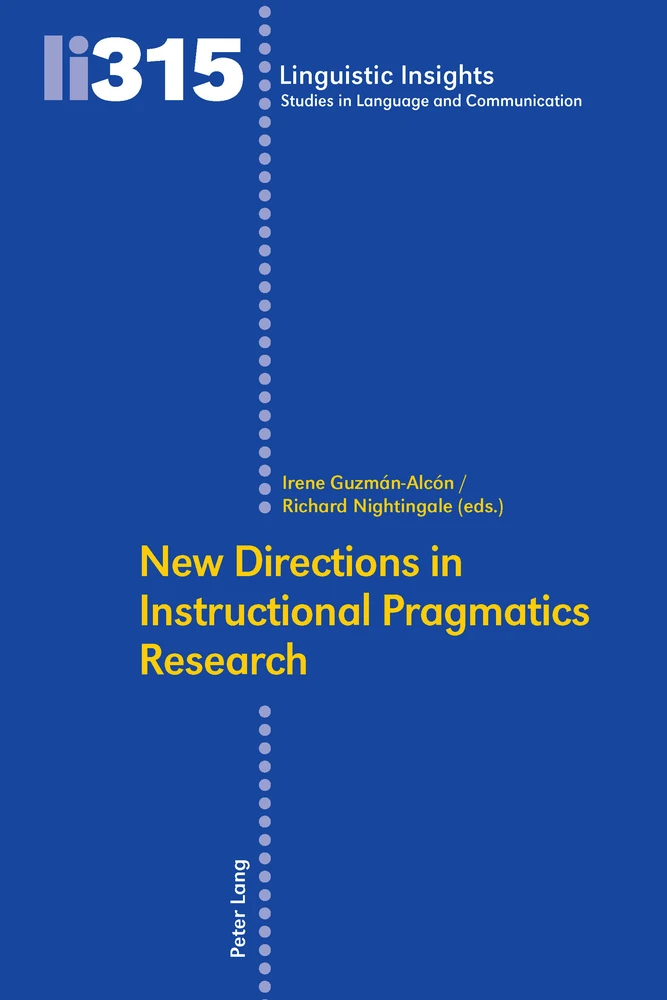 Title: New directions in Instructional Pragmatics Research