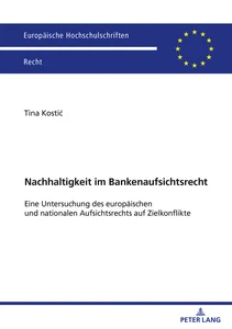 Title: Nachhaltigkeit im Bankenaufsichtsrecht