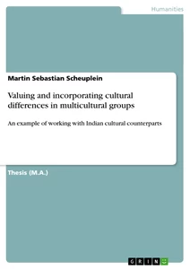 Title: Valuing and incorporating cultural differences in multicultural groups