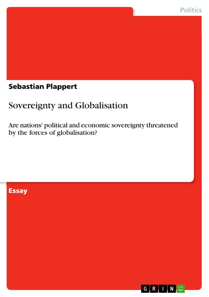 Title: Sovereignty and Globalisation