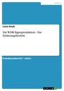 Title: Die WDR Eigenproduktion - Ein Erfahrungsbericht