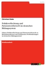 Titel: Politikverflechtung und Parteienwettbewerb im deutschen Bildungssystem 