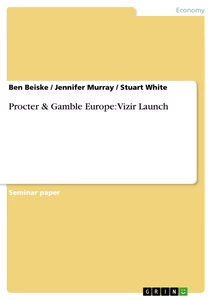 Titre: Procter & Gamble Europe: Vizir Launch
