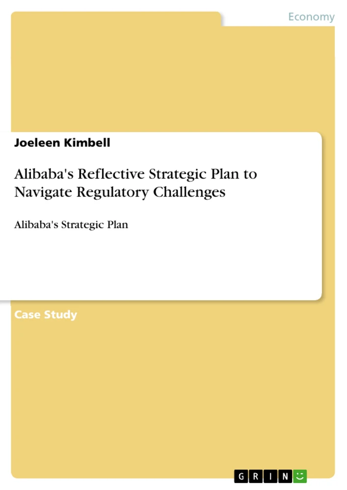 Title: Alibaba's Reflective Strategic Plan to Navigate Regulatory Challenges