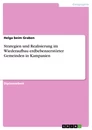 Titel: Strategien und Realisierung im Wiederaufbau erdbebenzerstörter Gemeinden in Kampanien
