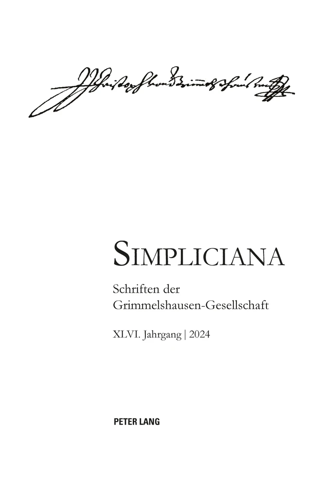 Title: Simpliciana XLVI (2024)