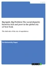 Titre: Big Apple, Big Problem. The social disparity between rich and poor in the global city of New York