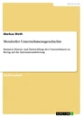 Title: Mosdorfer Unternehmensgeschichte