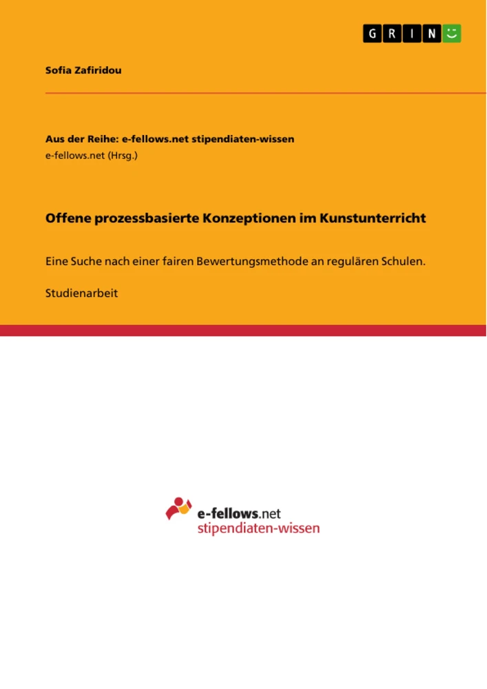 Title: Offene prozessbasierte Konzeptionen im Kunstunterricht