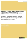 Title: Monetary Policy and Liquidity in India. Evaluating the Economic Impact of Key Instruments (2004–2024)
