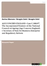 Titel: AGE CONCERN ENGLAND - Case C-388/07, The Incorporated Trustees of the National Council on Ageing (Age Concern England) v Secretary of State for Business, Enterprise and Regulatory Reform