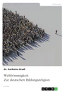 Title: Weltfrömmigkeit