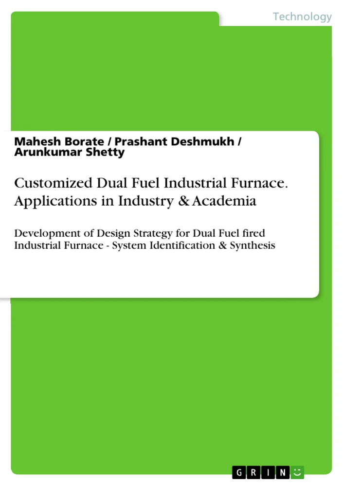 Title: Customized Dual Fuel Industrial Furnace. Applications in Industry & Academia