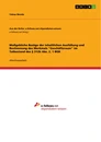 Titel: Maßgebliche Bezüge der inhaltlichen Ausfüllung und Bestimmung des Merkmals "Geschäftsraum" im Tatbestand des § 312b Abs. 2, 1 BGB