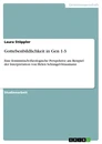 Título: Gottebenbildlichkeit in Gen 1-3
