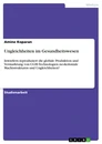 Title: Ungleichheiten im Gesundheitswesen