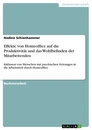 Titel: Effekte von Homeoffice auf die Produktivität und das Wohlbefinden der Mitarbeitenden