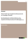 Titel: Share Deals im Grunderwerbsteuerrecht im ständigen Wandel