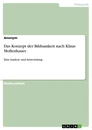 Title: Das Konzept der Bildsamkeit nach Klaus Mollenhauer