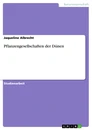 Titel: Pflanzengesellschaften der Dünen