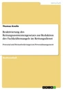 Title: Reaktivierung des Rettungsassistentengesetzes zur Reduktion des Fachkräftemangels im Rettungsdienst