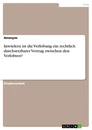 Title: Inwiefern ist die Verlobung ein rechtlich durchsetzbarer Vertrag zwischen den Verlobten?