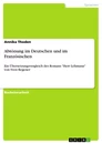 Título: Abtönung im Deutschen und im Französischen 