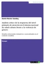 Title: Análisis crítico de la respuesta del nivel primario de atención en el sistema nacional de salud cubano frente a la violencia de género