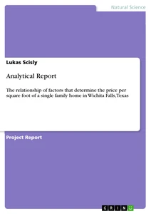 Titre: Analytical Report 