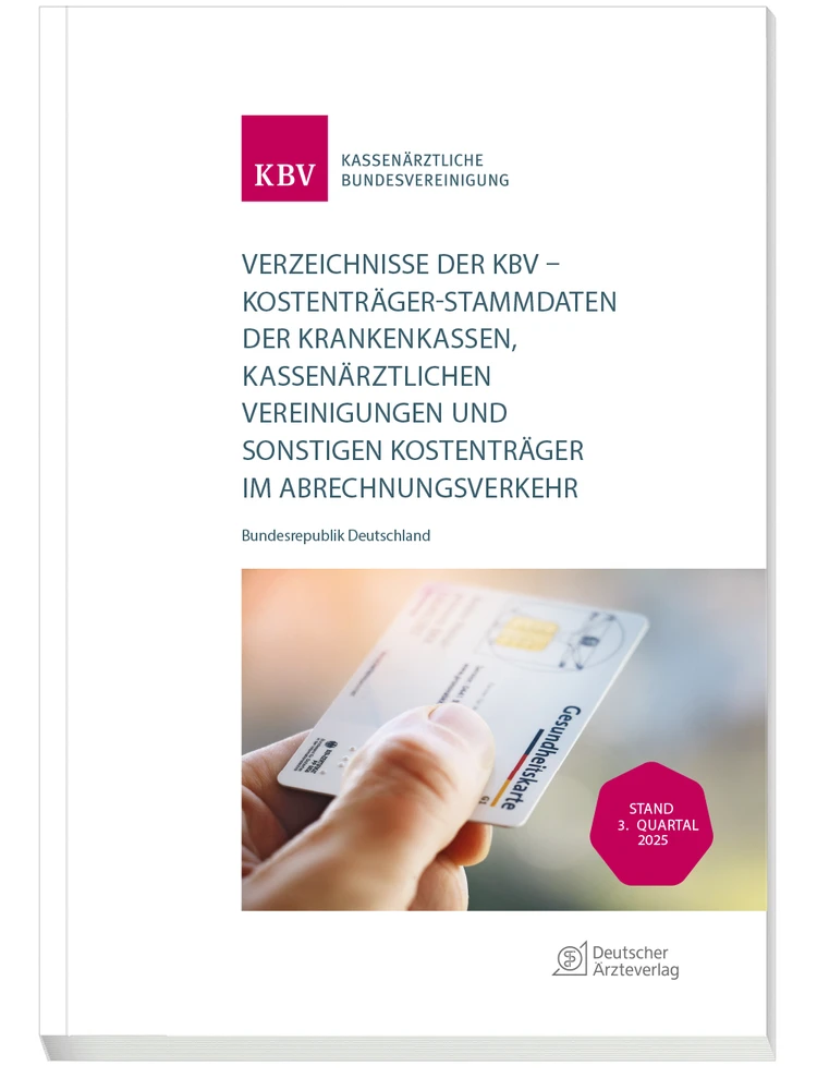 Titel: Verzeichnisse der KBV - Stand: 3. Quartal 2025