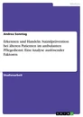 Titel: Erkennen und Handeln. Suizidprävention bei älteren Patienten im ambulanten Pflegedienst. Eine Analyse auslösender Faktoren