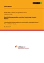 Titel: Konfliktlösungsansätze nach der Intergroup Contact Theory