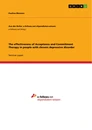 Titel: The effectiveness of Acceptance and Commitment Therapy in people with chronic depressive disorder