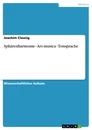 Titel: Sphärenharmonie - Ars musica  - Tonsprache