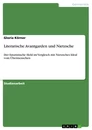 Titre: Literarische Avantgarden und Nietzsche