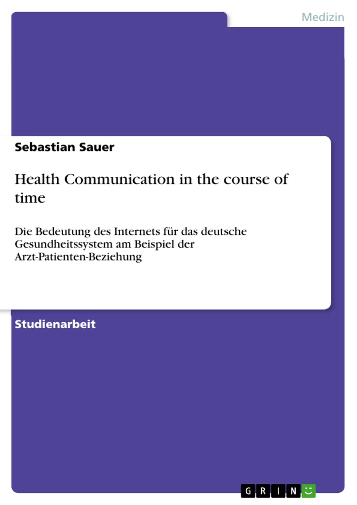 Título: Health Communication in the course of time