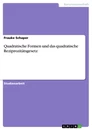 Titel: Quadratische Formen und das quadratische Reziprozitätsgesetz