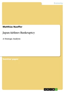Titel: Japan Airlines Bankruptcy